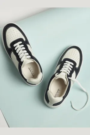 Tokyo Talkies Women Colourblocked PU Lace-up Sneakers
