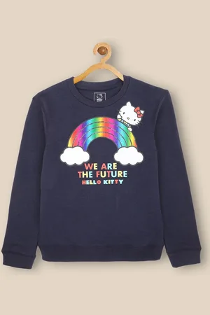 Kidsville Girls Hello Kitty Printed Sweatshirt
