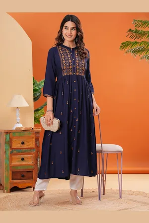 Moda Rapido Women Ethnic Motifs Embroidered Anarkali Kurta