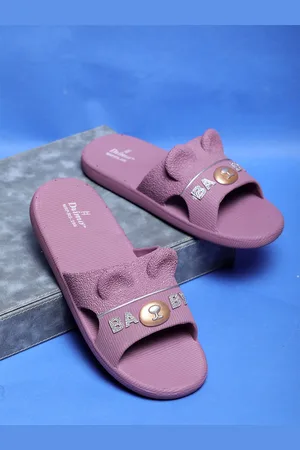 FABBMATE Women Textured Sliders