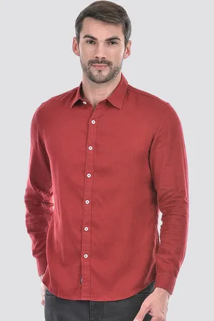 NUMERO UNO Men Solid Slim Fit Shirt