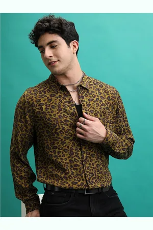 Highlander Men All Over Printed Slim Fit Shirt