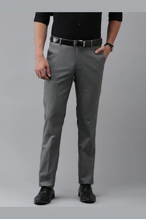 Arrow Men Checked Tailored Fit Formal Trousers