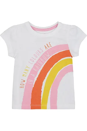 Mothercare Girls Printed Cotton T-shirt