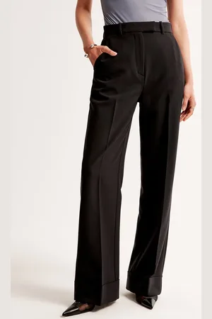 Chemistry Women Ultra Flared High-Rise Pleated Trousers
