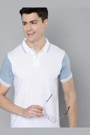 Mast & Harbour Polo Collar T-shirt With Contrast Sleeves