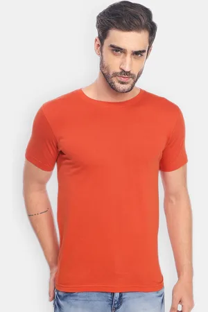 berry blues Men Solid Cotton T-shirt