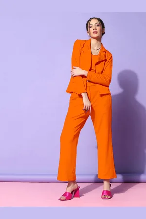 Moda Rapido Shawl Neck Top With Trousers Co-Ords