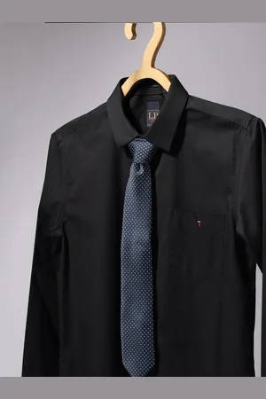 Louis Philippe Men Woven Design Broad Tie