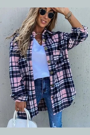 HERE&NOW Women Original Tartan Checks Opaque Checked Casual Shirt