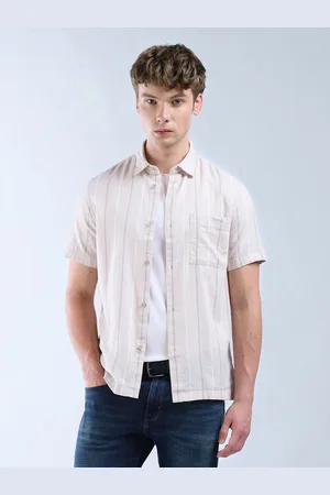Flying Machine Men Classic Opaque Striped Formal Shirt
