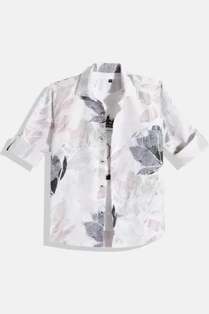 CHARCHIT Boys Comfort Opaque Printed Casual Shirt