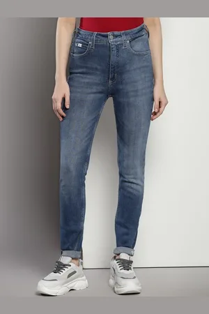 Calvin Klein Women Super Skinny Fit High-Rise Light Fade Jeans