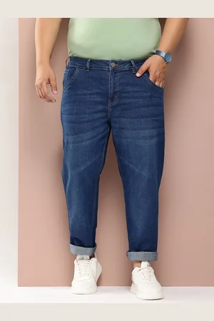 Sztori Men Plus Size Slim Tapered Fit Stretchable Jeans