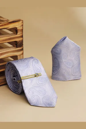 LOUIS STITCH Men Italian Silk Necktie Accessory Gift Set