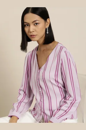 Invictus Striped Shirt Style Top