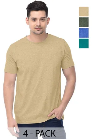 Color Capital Unisex Pack Of 4 Cotton T-Shirts
