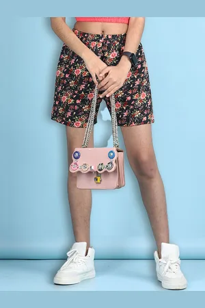 Cutiekins Girls Floral Printed Shorts