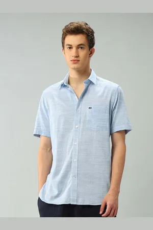 Arrow Men Textured Air Soft Classic Fit Pure Cotton Casual Shirt