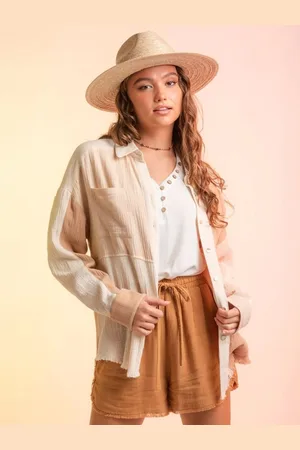 HERE&NOW Women Original Opaque Colourblocked Casual Shirt
