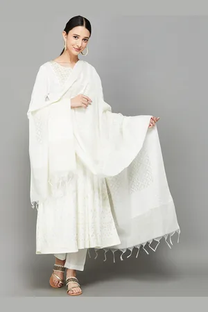 Lifestyle Ethnic Motifs Woven Design Dupatta With Tasselled