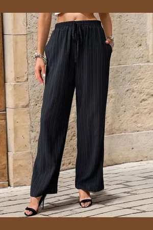 HERE&NOW Women Striped Trousers