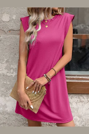 HERE&NOW Cap Sleeves A-Line Dress