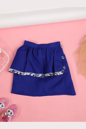 Cutiekins Girls Printed Flared Above Knee Skirt