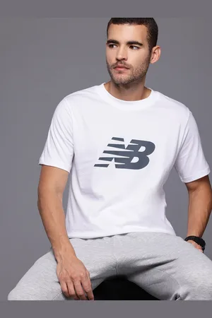 New Balance Brand Logo Printed Pure Cotton Sports T-shirt