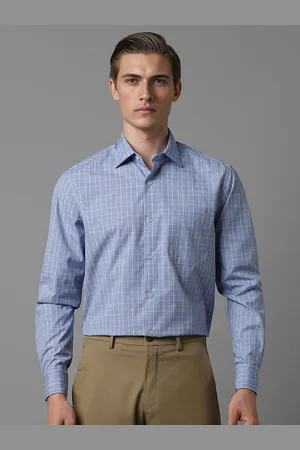 Louis Philippe Men Opaque Checked Formal Shirt