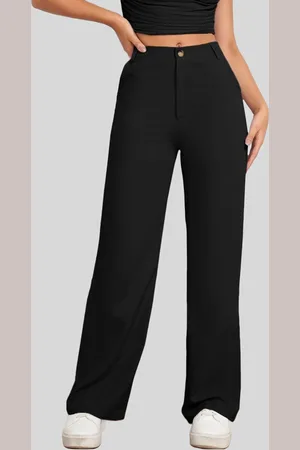 Chemistry Women Original Straight Fit High-Rise Trousers