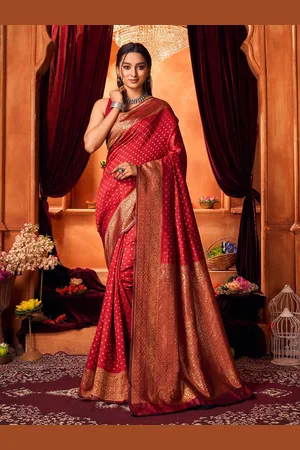 Varanga Woven Design Zari Banarasi Saree