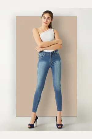 Chemistry Women Skinny Fit High-Rise Light Fade Stretchable Jeans