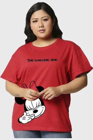 Bewakoof Graphic Printed Plus Size Boyfriend T-shirt
