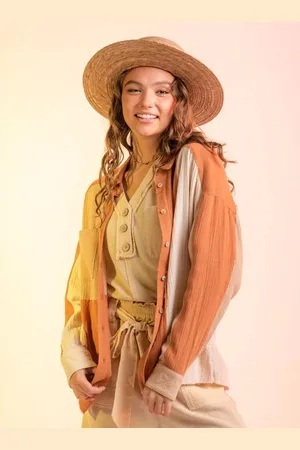 HERE&NOW Women Original Opaque Colourblocked Casual Shirt