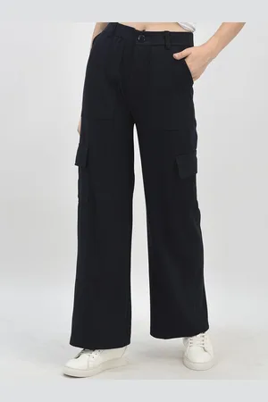 Chemistry Women Relaxed Straight Leg High-Rise Cargos Trousers