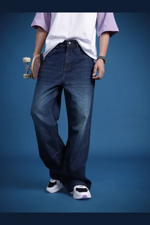 Roadster The Lifestyle Co. Men Pure Cotton Bootcut Light Fade Mid-Rise Jeans