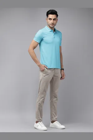Arrow Men Micro Ditsy Printed Slim Fit Low-Rise Trousers