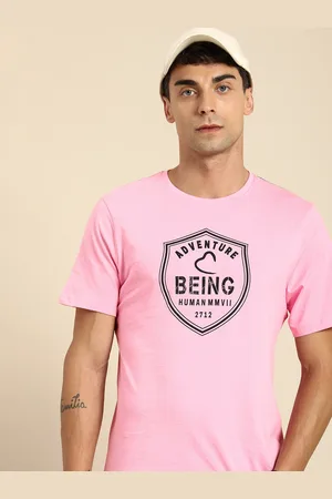 Being Human Pure Cotton Brand Logo Printed T-shirt