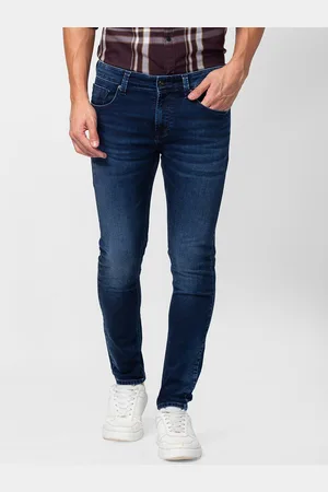 SPYKAR Men Blue Super Skinny Fit Low-Rise Light Fade Jeans