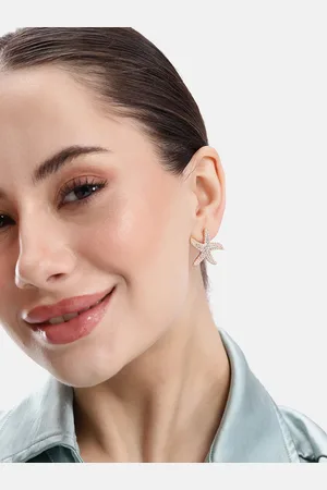 DressBerry Star Shaped Oversized Studs Earrings