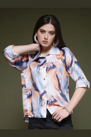 Moda Rapido Women Opaque Printed Casual Shirt