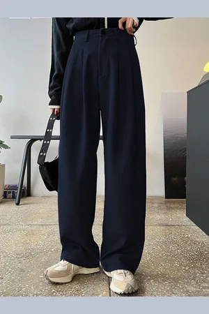 Chemistry Women Relaxed Loose Fit High-Rise Trousers