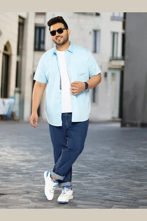 Sztori Men Plus Size Tapered Fit Stretchable Jeans