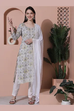 Stylee Lifestyle Printed Pure Cotton Unstitched Dress Material