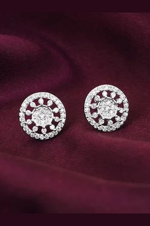 GIVA Circular Studs Earrings