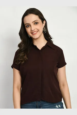 Kalini Comfort Spread Collar Opaque Casual Shirt