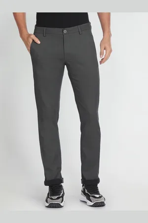 Arrow Men Micro or Ditsy Printed Original Slim Fit Low-Rise Casual Trousers