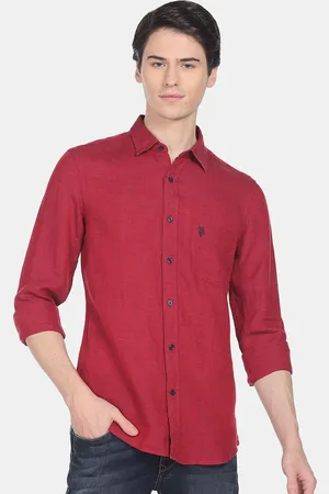U.S. Polo Assn. Men Linen Casual Shirt
