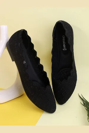 DressBerry Women Pointed Toe Slip-On Ballerinas Flats